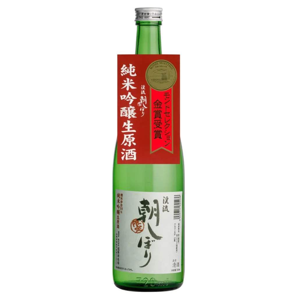 Keriyu Asashibori Junmai Ginjo Nama Genshu Sake, 720ml [Nagano]