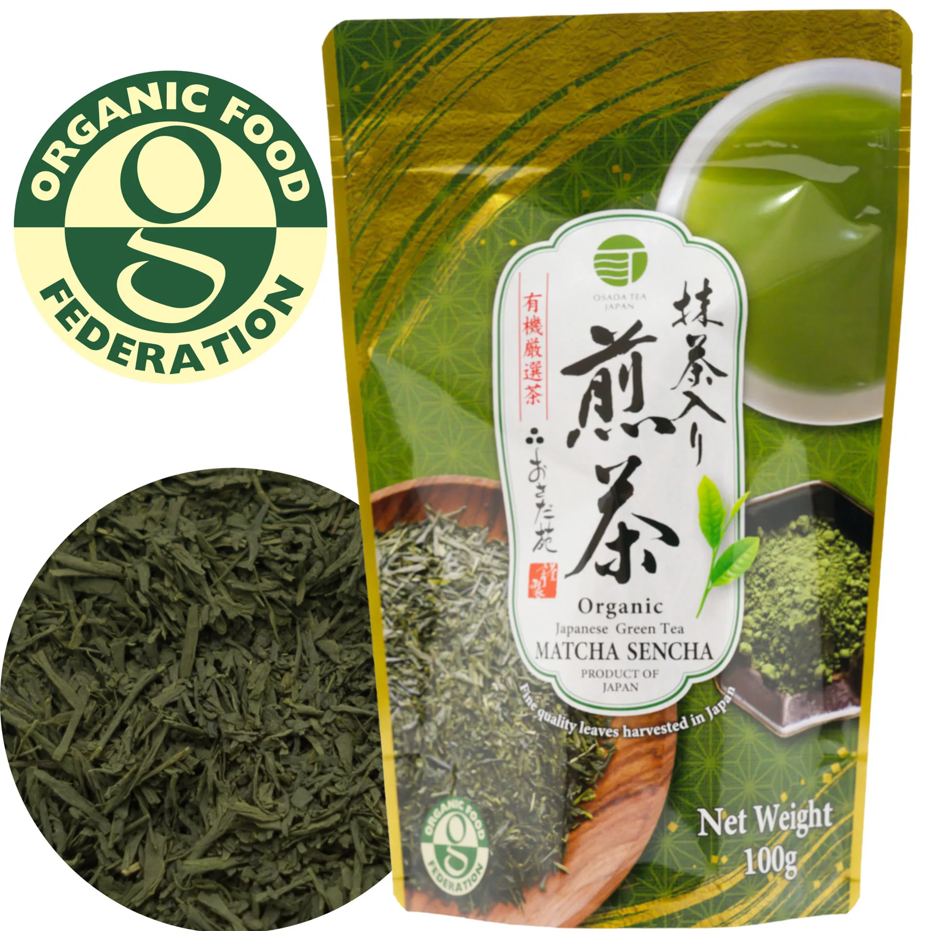 Osada Organic Matcha Sencha, 100g