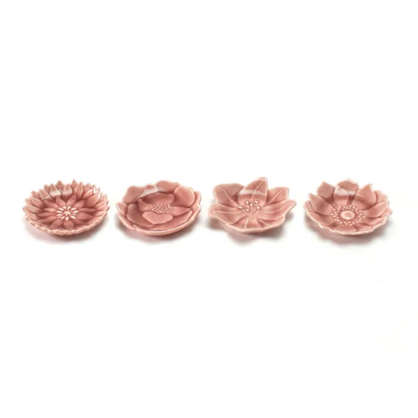 Aito Japanese Small Plate Set of 4 - Coral