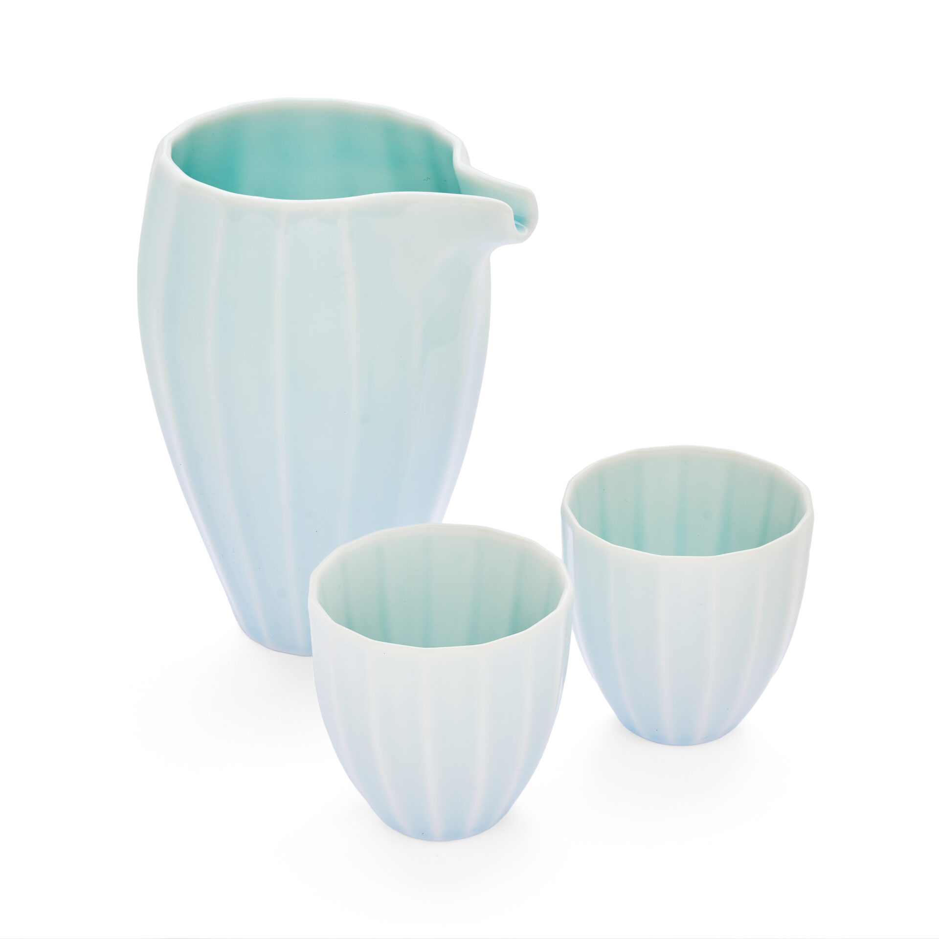Aito Hibiki Sake Set - Blue Porcelain