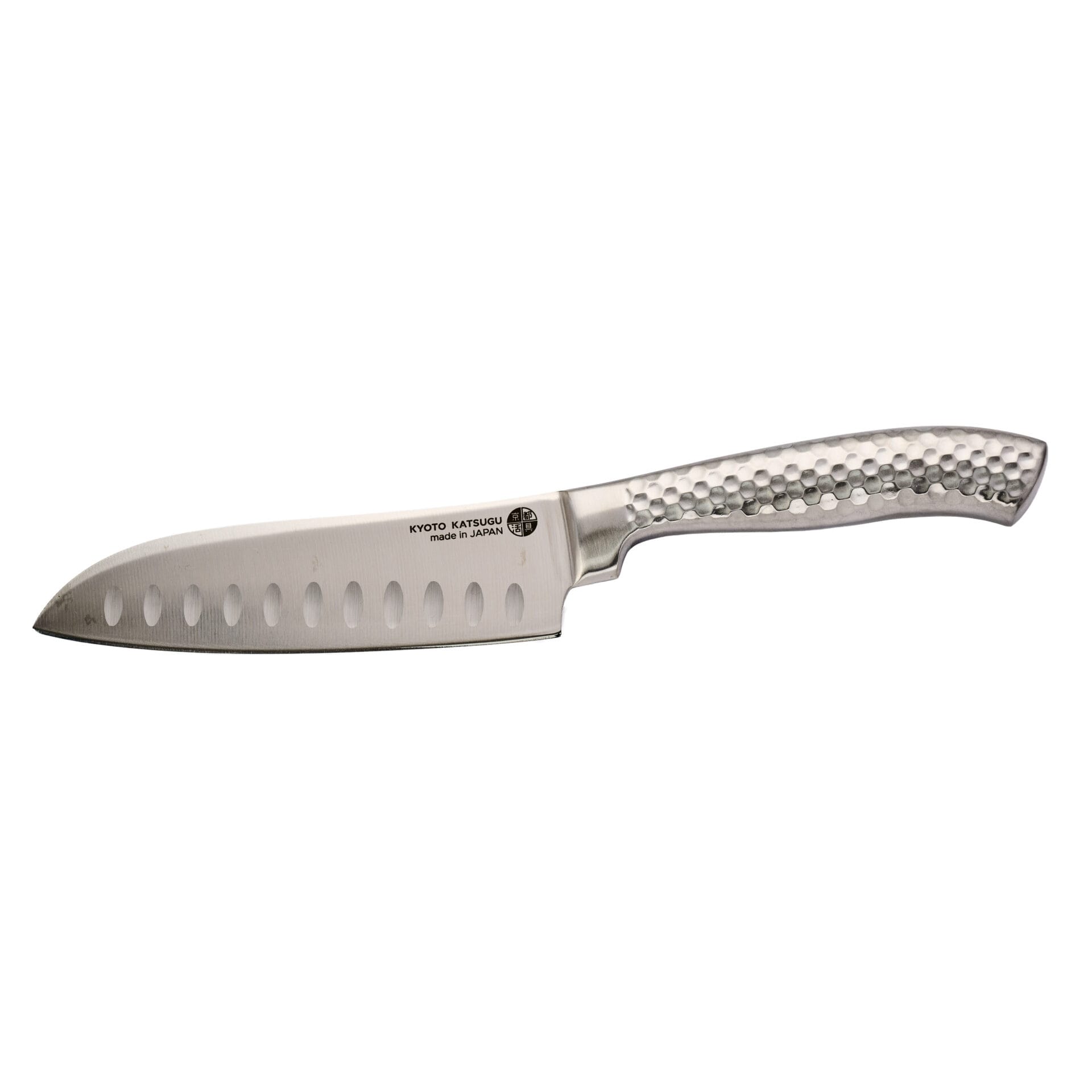 Kyoto Katsugu Stainless Steel Santoku Knife, 30.5 cm