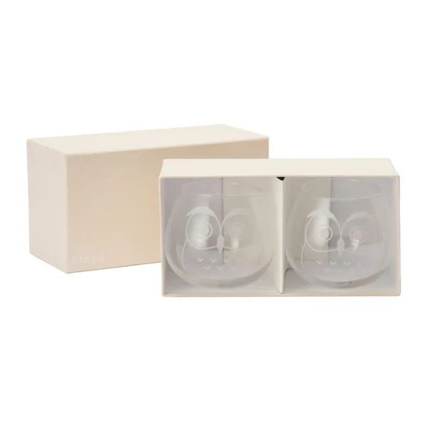 Floyd Daruma Glass (495 ml) Set of 2 - White | Box
