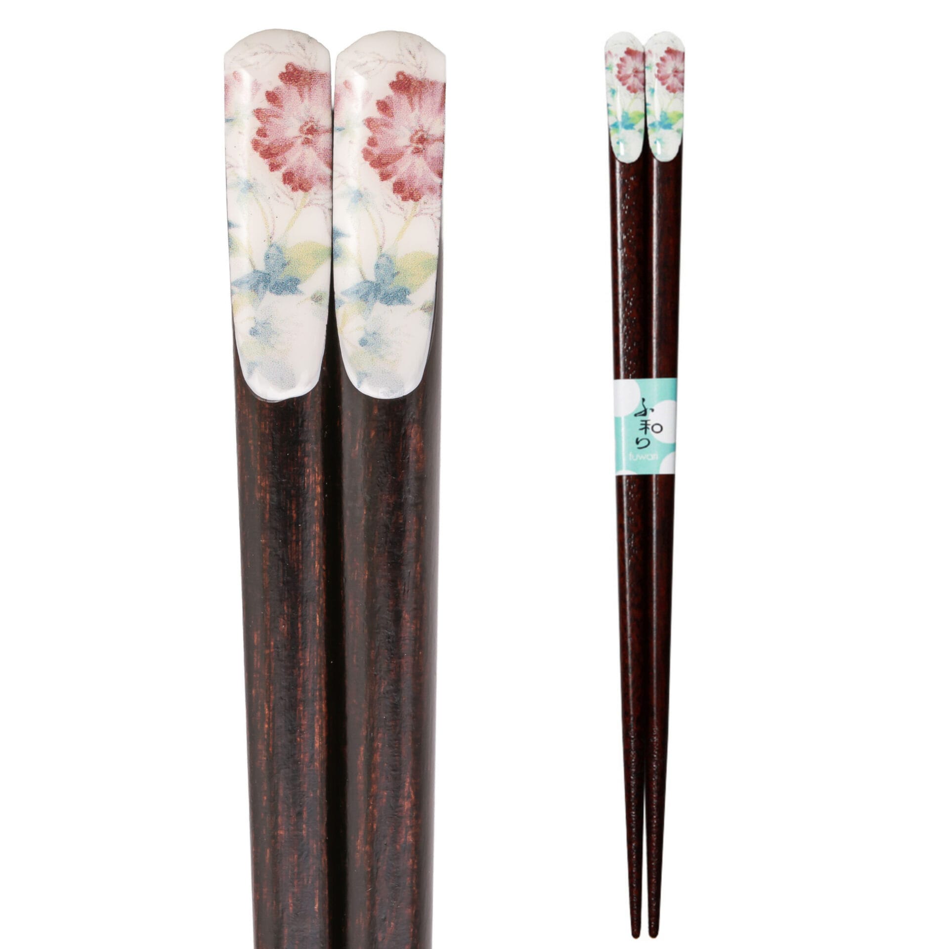 Ceramic Ai Flower Series Chopsticks, 21 cm - Peony