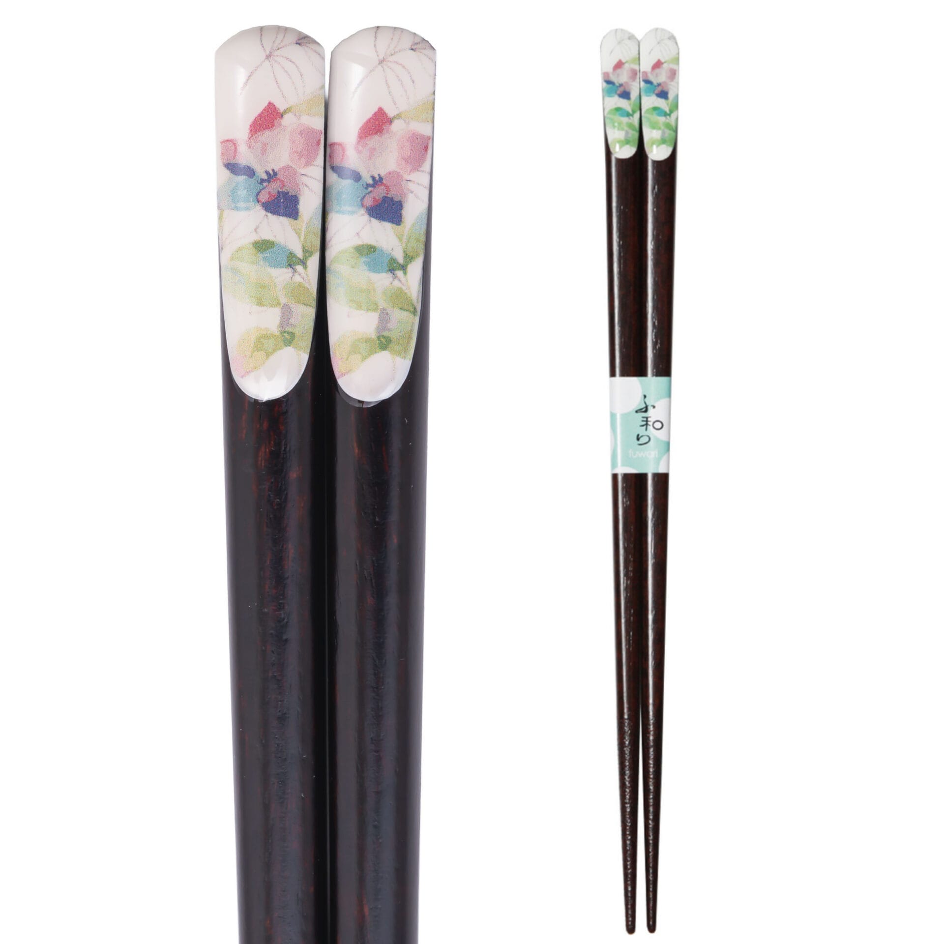 Ceramic Ai Flower Series Chopsticks, 21 cm - Bellflower