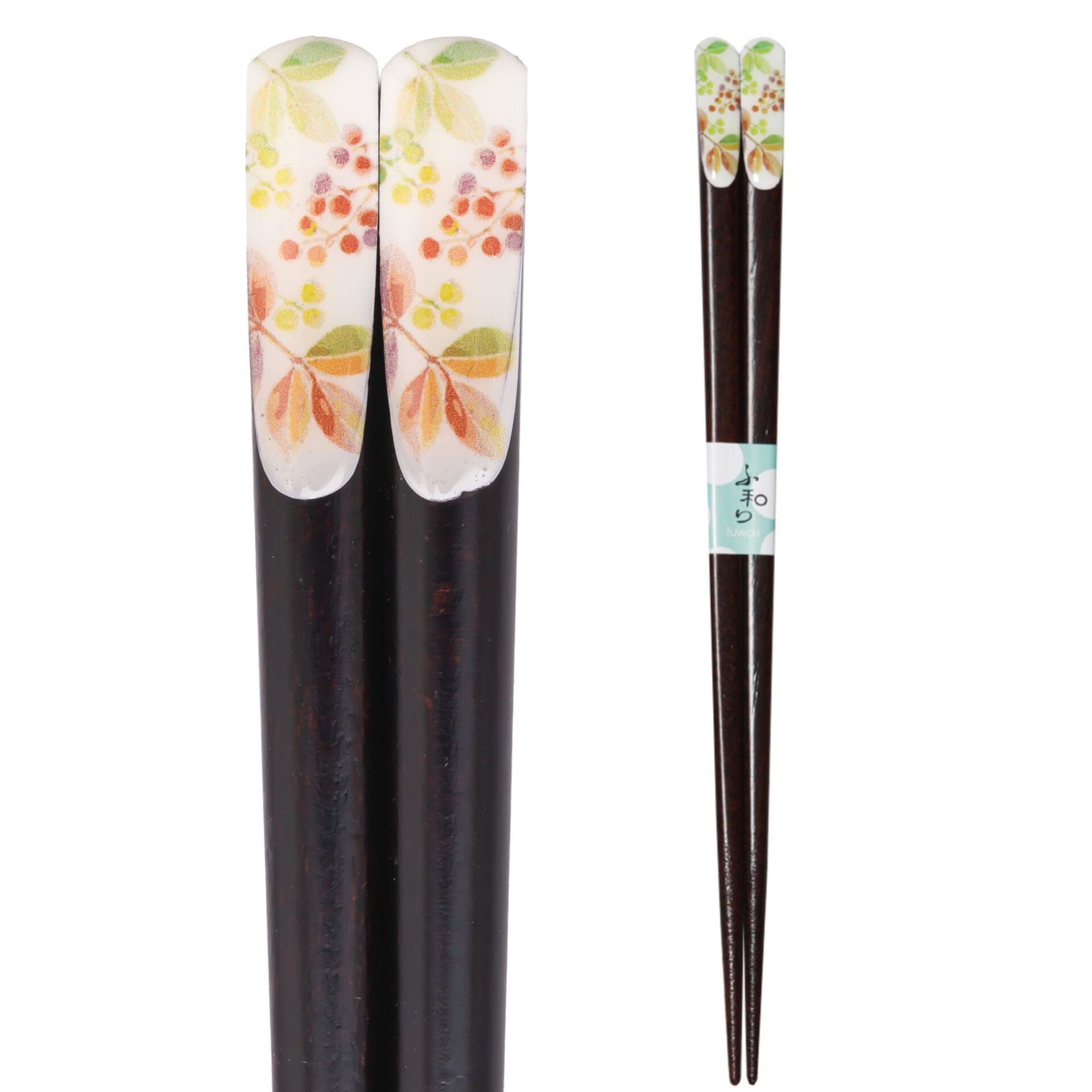 Ceramic Ai Flower Series Chopsticks, 21 cm - Nandina