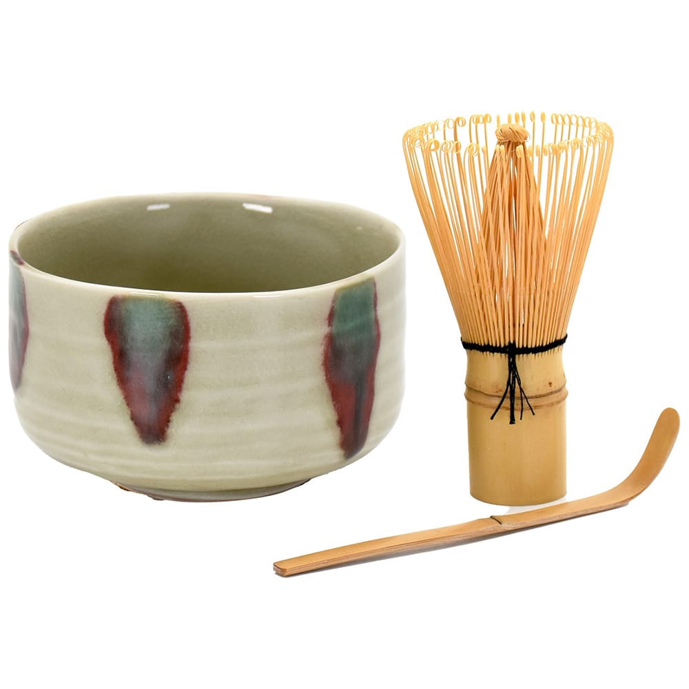 Ceramic Ai Matcha Set, 450 ml - Glaze Lining