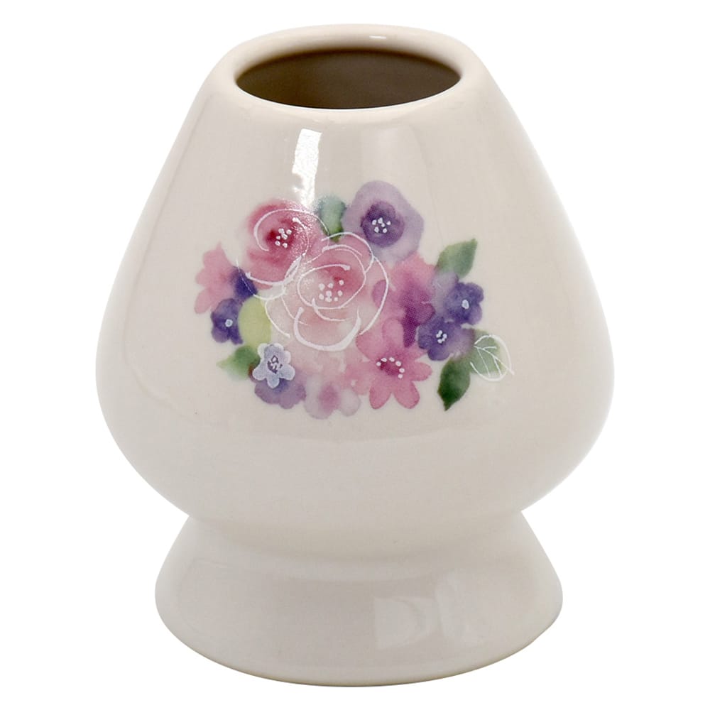 Ceramic Ai Matcha Whisk Holder - Flower Studio Pink