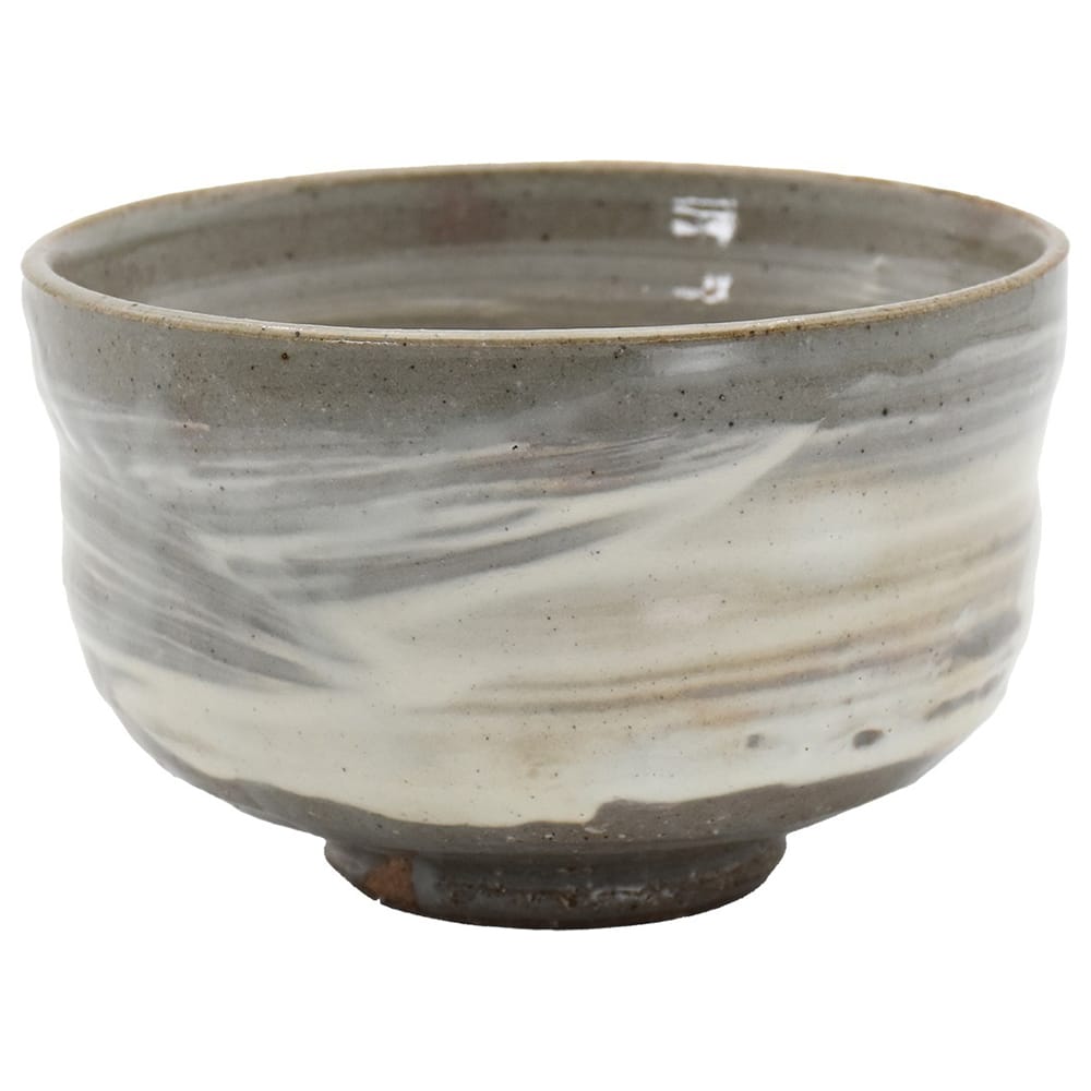 Ceramic Ai Matcha Bowl, 12.3 x 8.3 cm - Hakeme