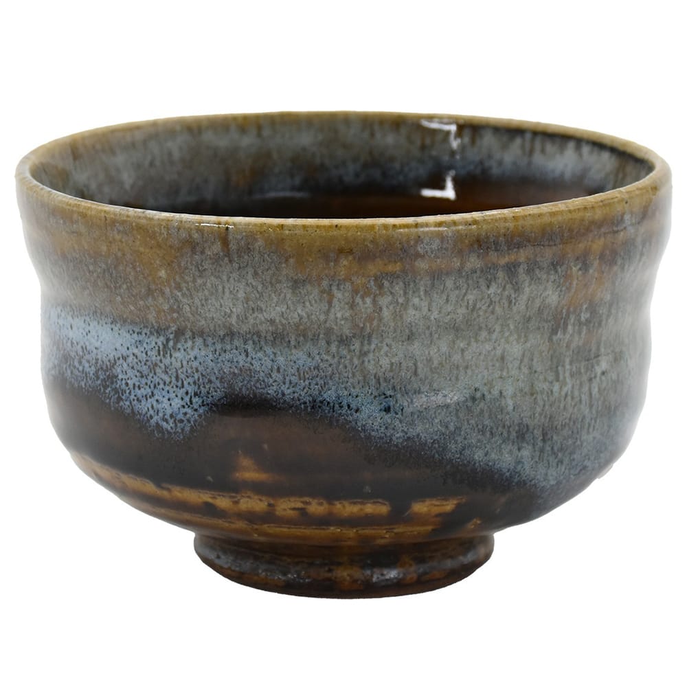 Ceramic Ai Matcha Bowl, 12.3 x 8.3 cm - Korean Karatsu
