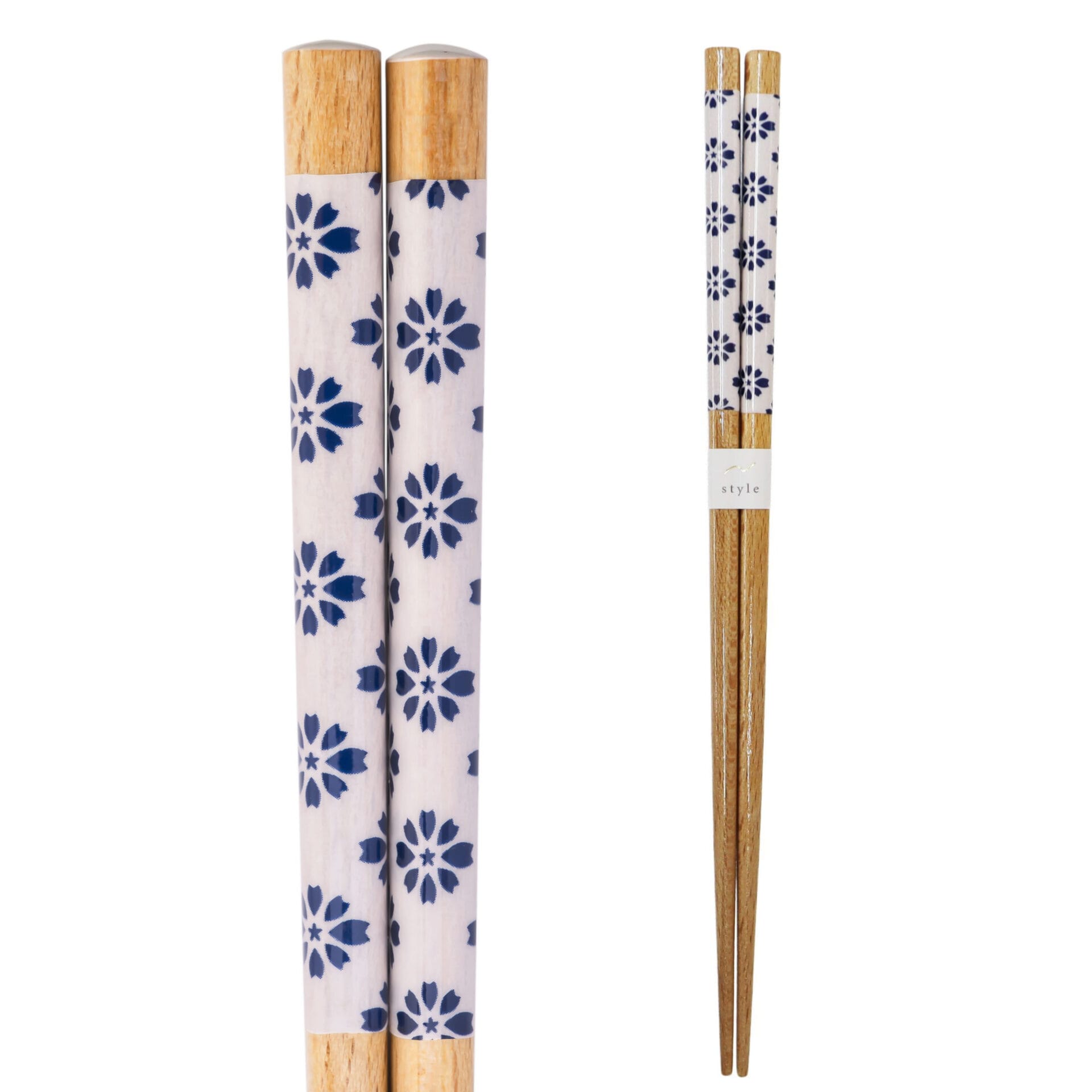 Japanese Marine Floral Chopsticks 22.5 cm