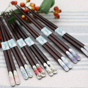 Ceramic Ai Flower Series Chopsticks