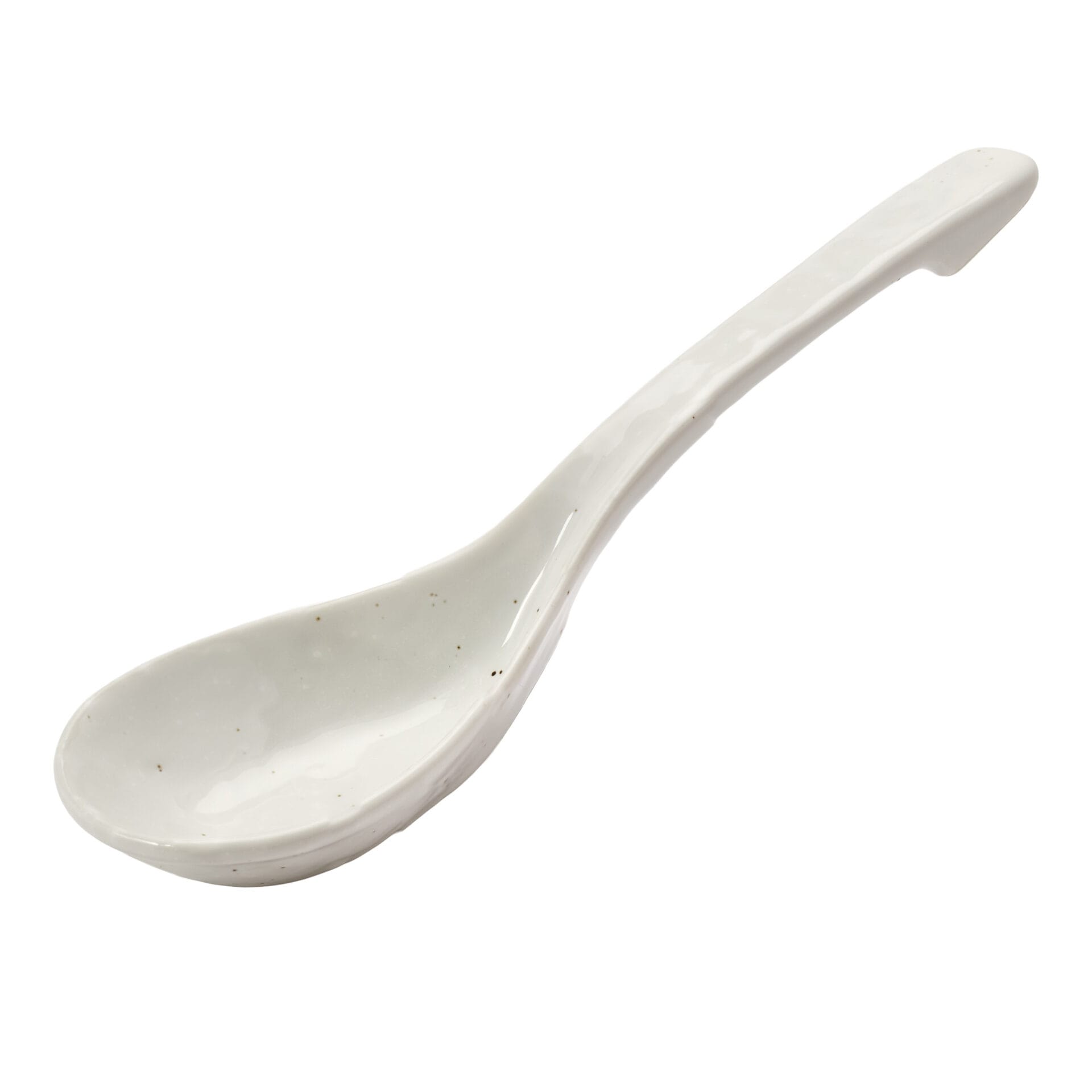 Japanese Ramen Spoon - White, 17.8 x 4.5 x 3.9cm