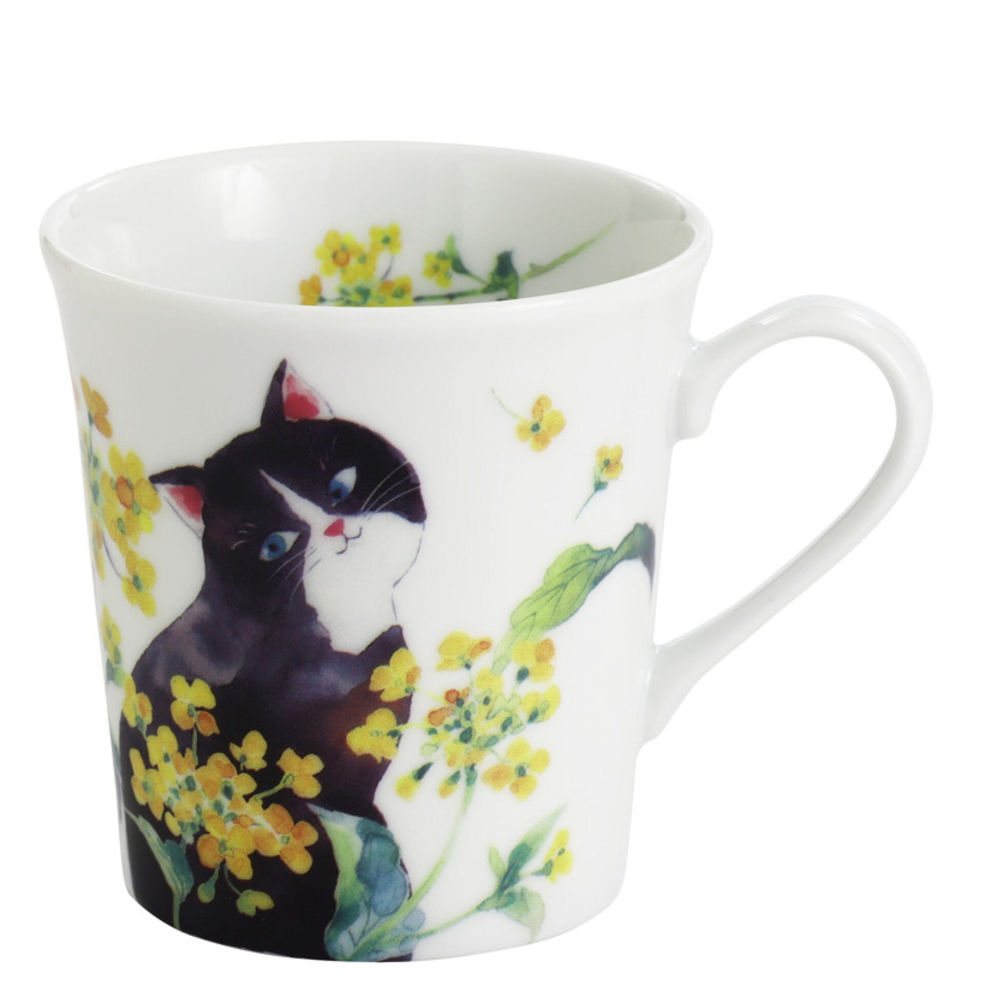 Ceramic Ai Hidamari Cat Mug, 340 ml - Nanohana