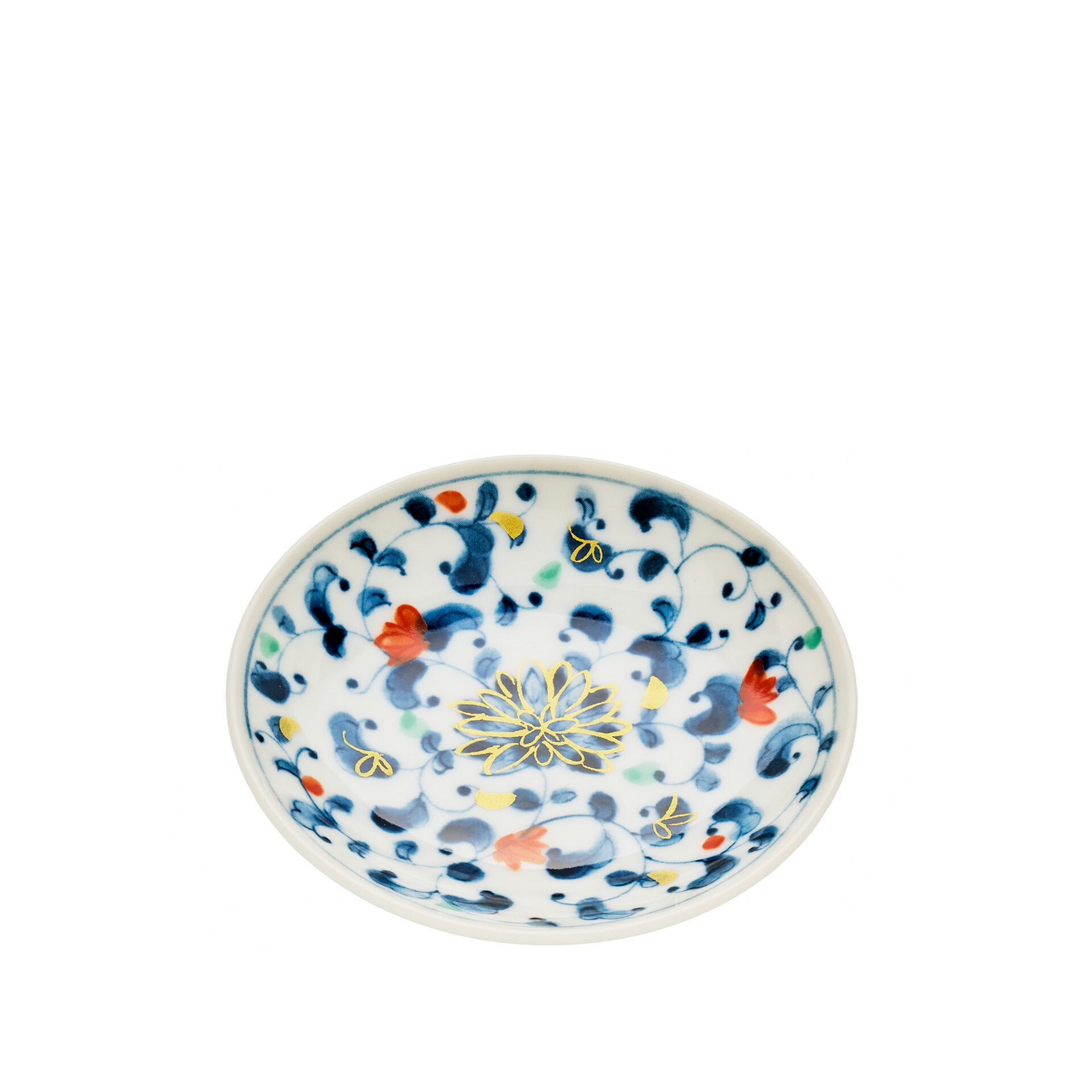 Ceramic Ai Ancient Romance Saucers 9.5 x 2 cm - Kikukarakusa