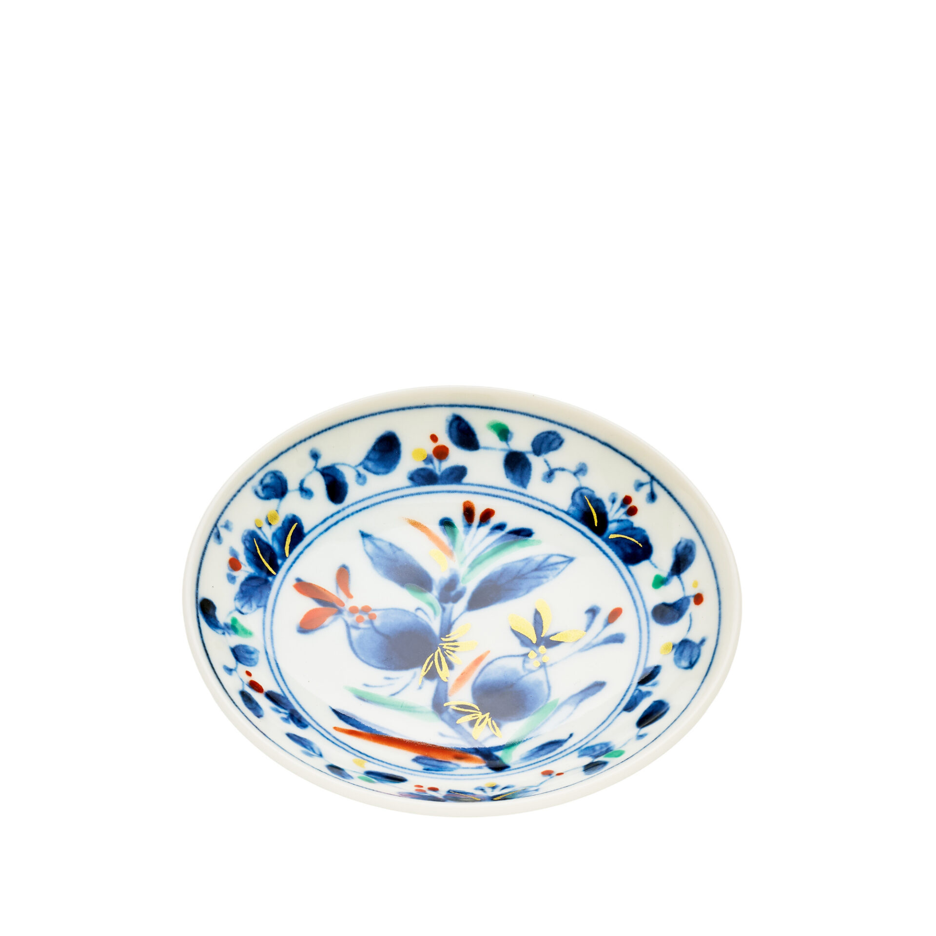 Ceramic Ai Ancient Romance Saucers 9.5 x 2 cm - Kajitsu