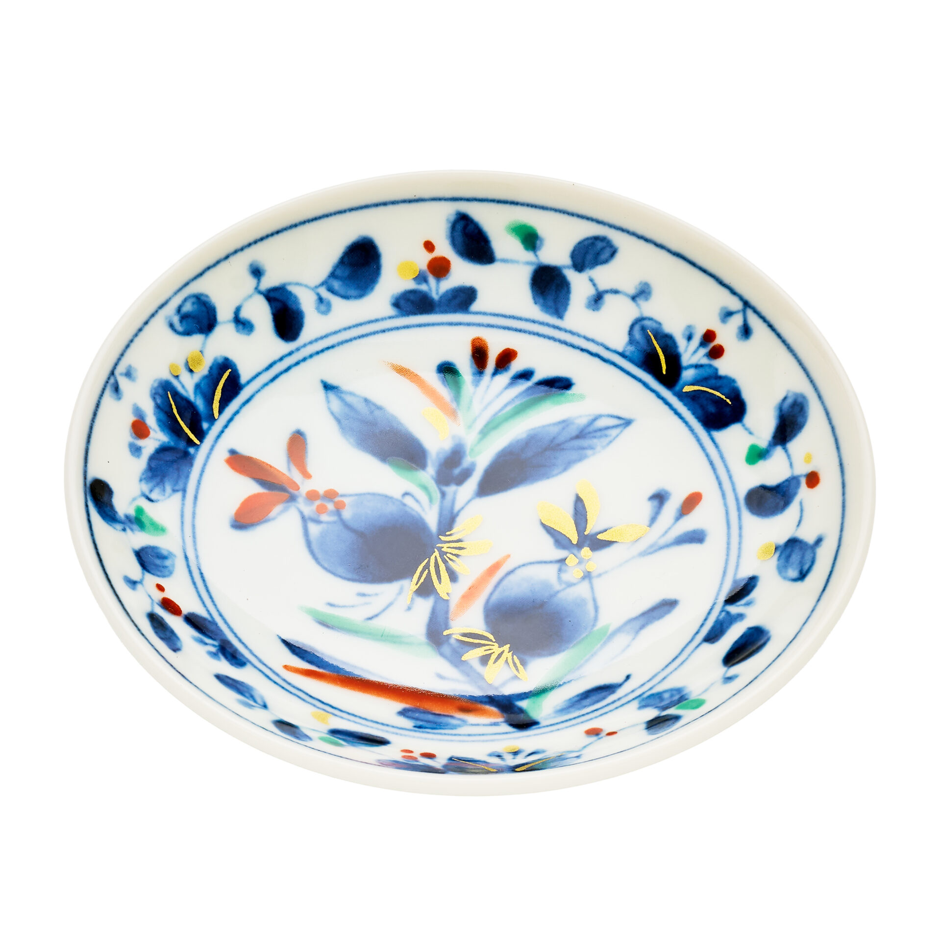 Ceramic Ai Ancient Romance Saucers 9.5 x 2 cm - Kajitsu