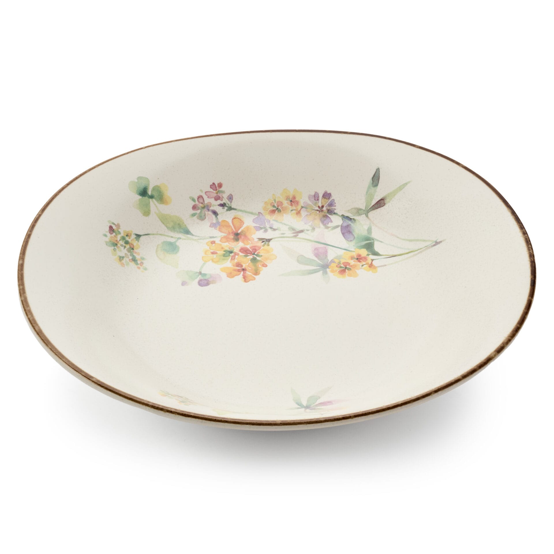 Ceramic Ai Watercolour Florals Multipurpose Plate - Style A