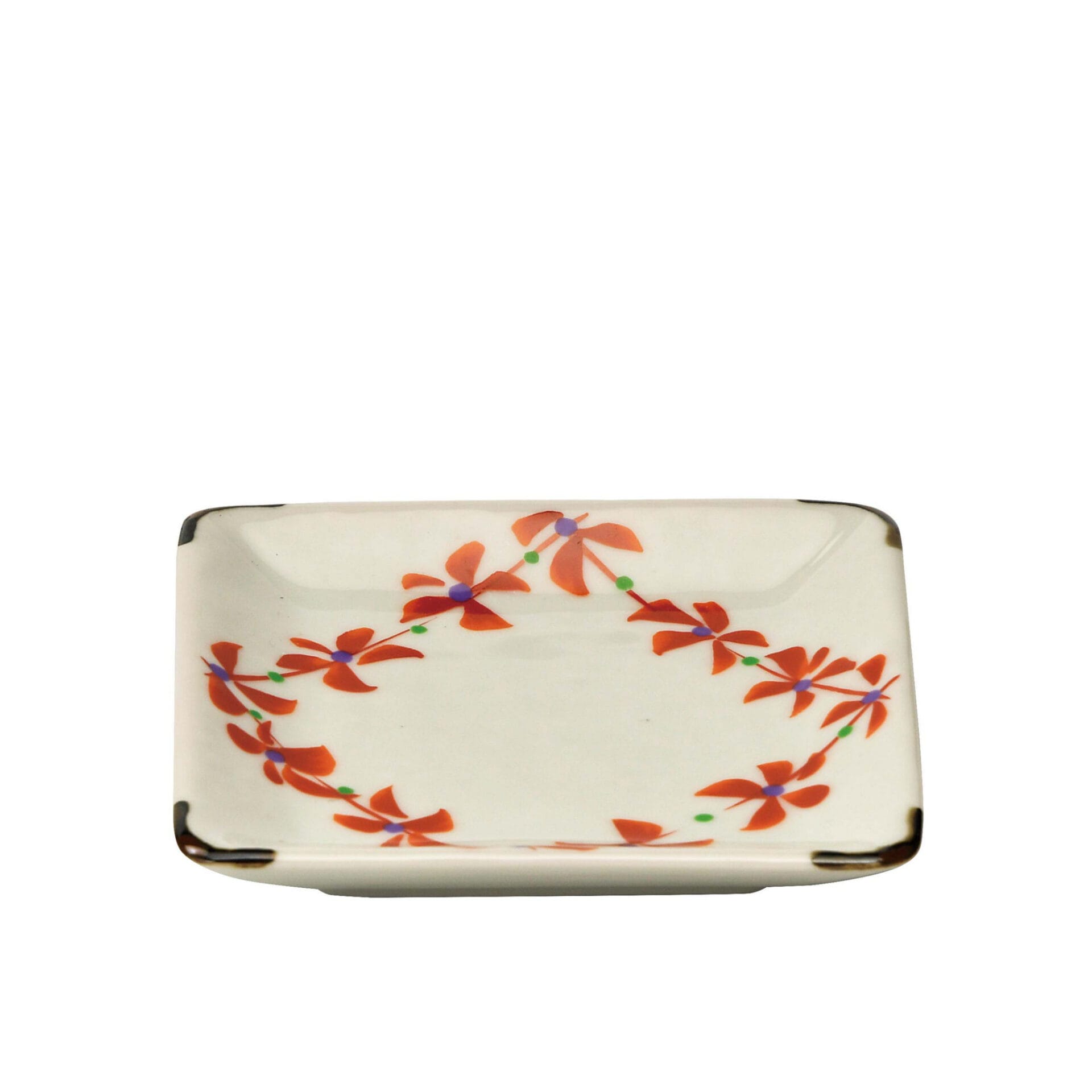 Japanese Lotus Pattern Saucer, 9 cm