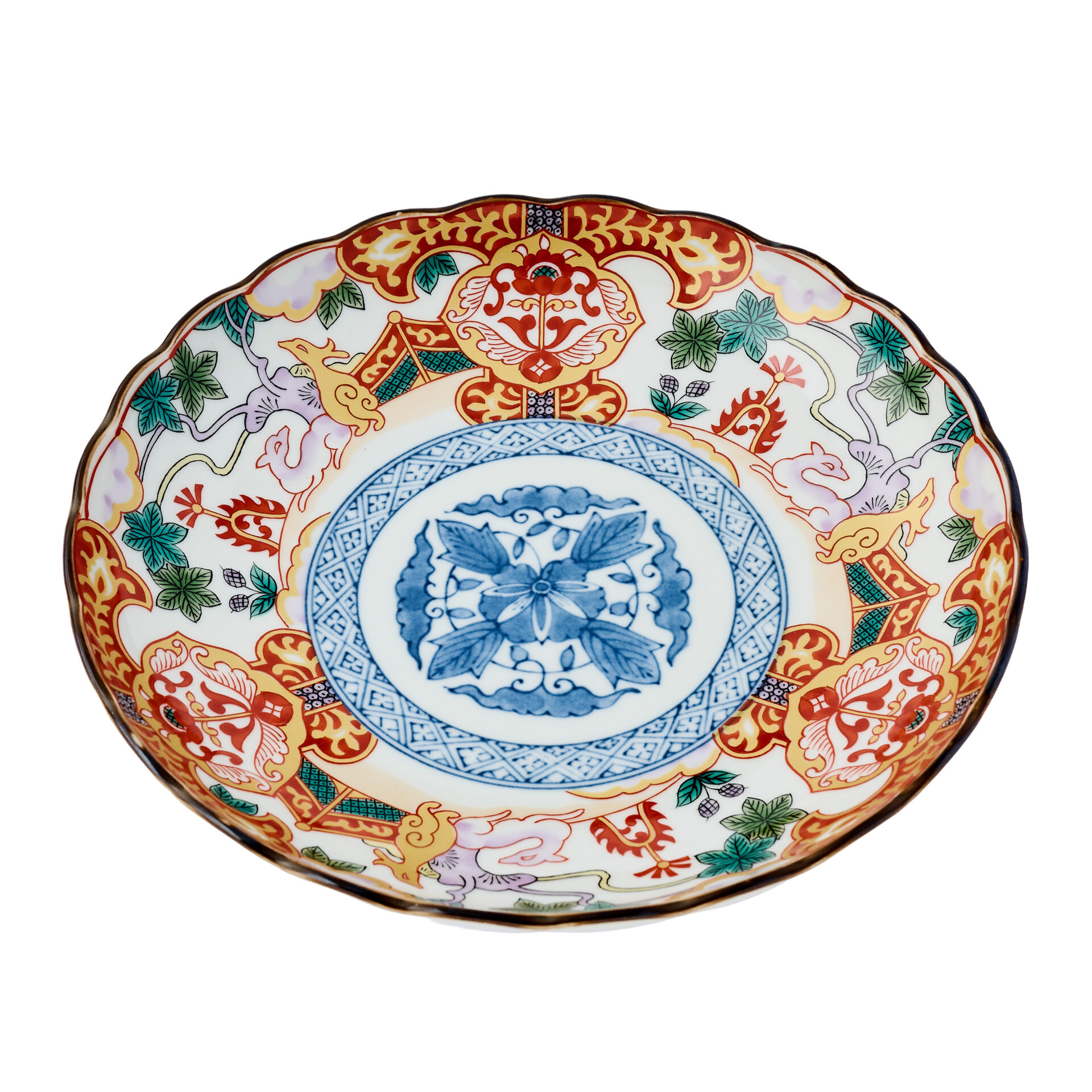 Japanese Auspicious Deer Plate 23 cm