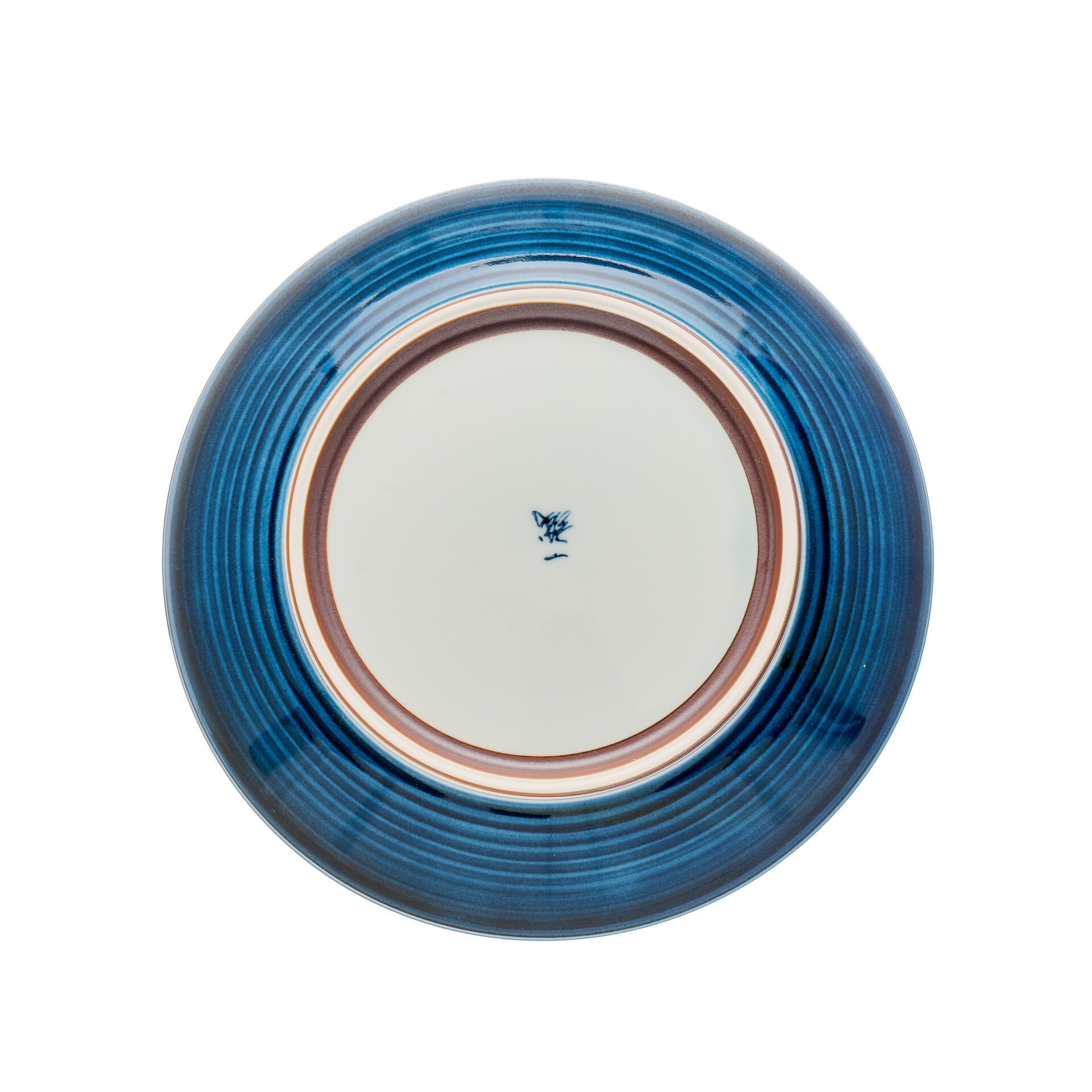 Japanese Grape Design Plate, 19.2 cm | Bottom View