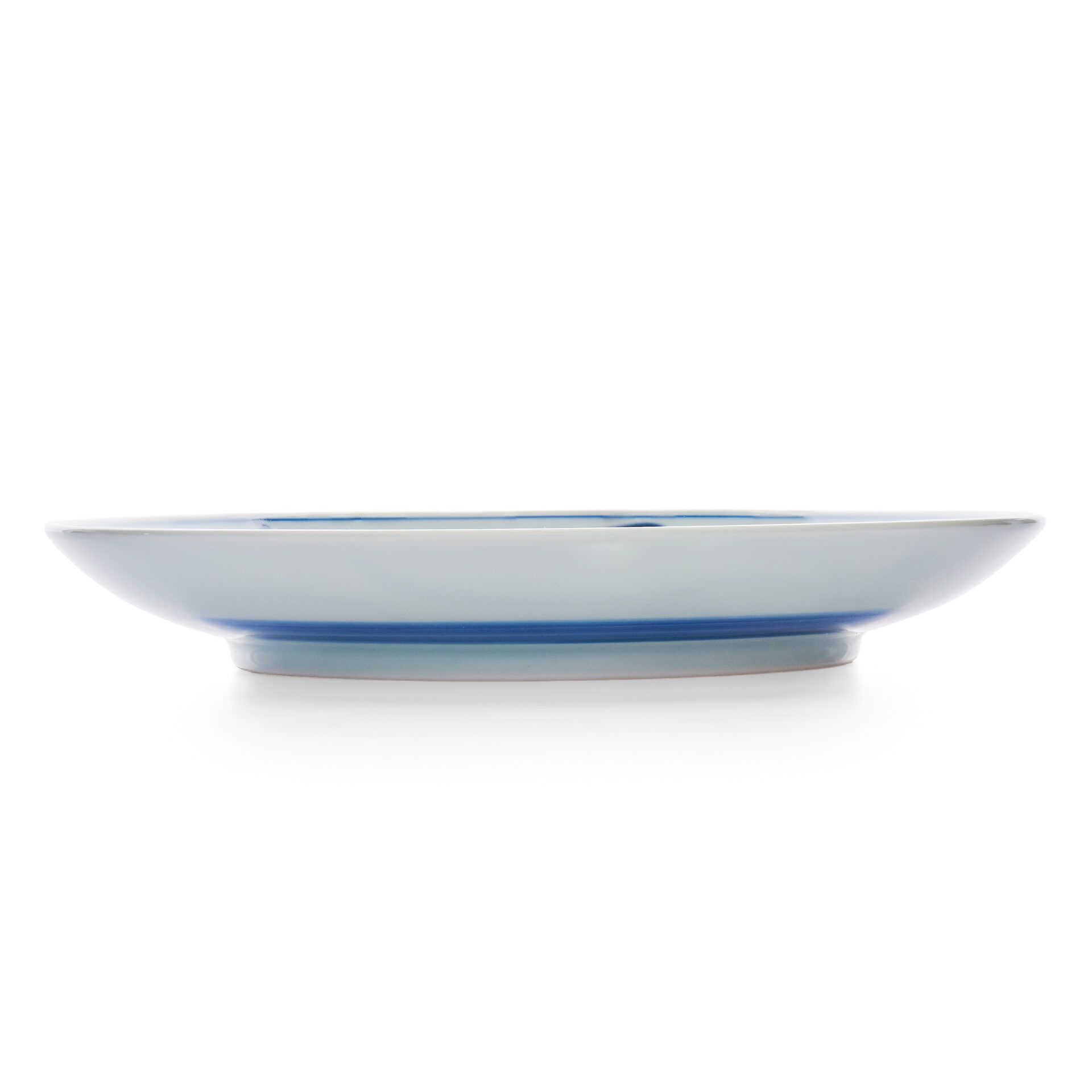 Japanese Gosu Karakusa Pattern Plate, 18.4 cm