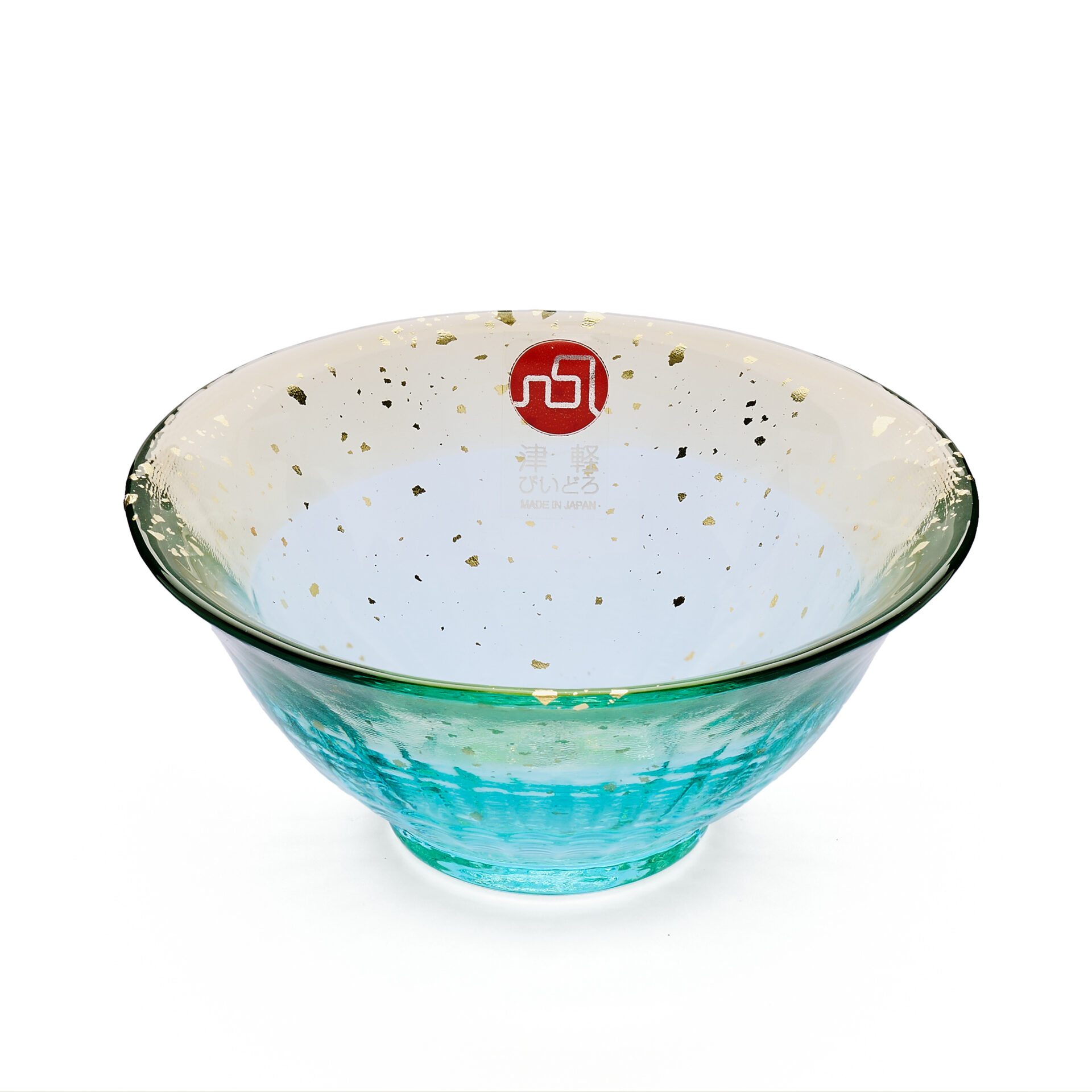 Japanese Sayaka Glass Sake Cup - Green
