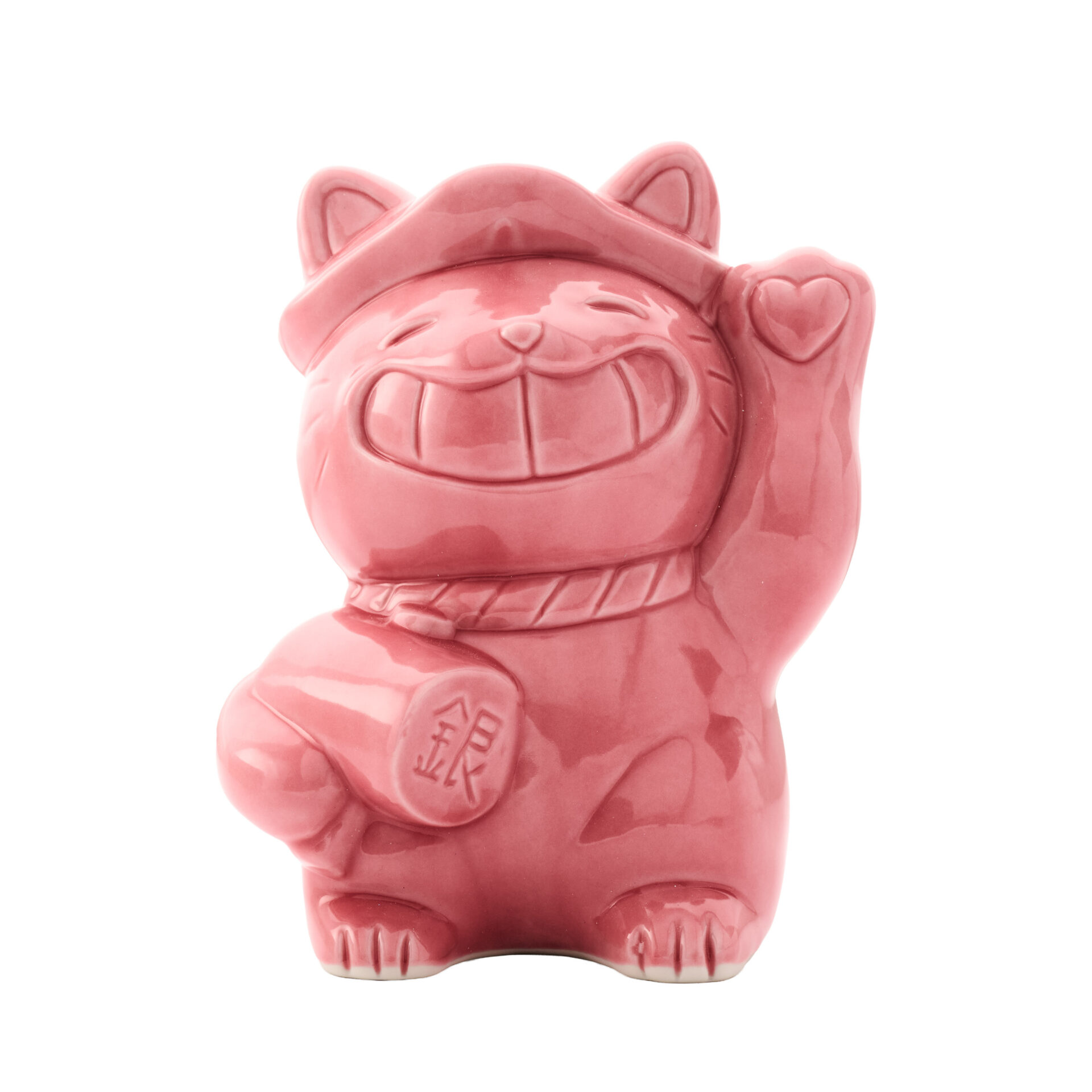 Takeda Maneki-Neko Money Bank - Pink